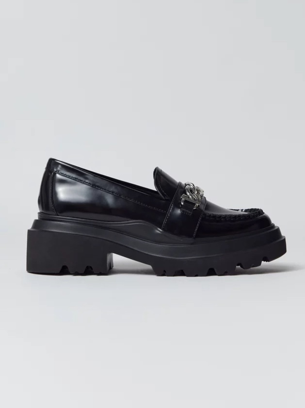 G.H.BASS Chain Lug Sole Platform Loafer (Women)